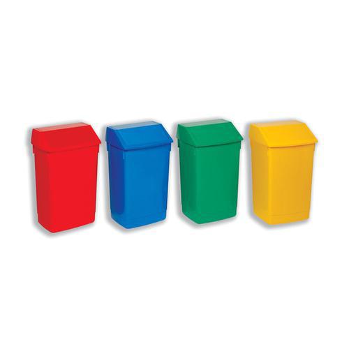 Flip Top Bin Composite Plastic 60 Litres Red 024269 510800