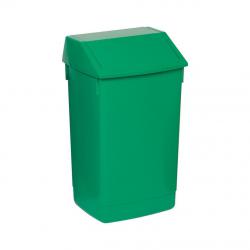 Cheap Stationery Supply of Flip Top Bin Composite Plastic 60 Litres Green 024285 Office Statationery