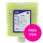 DEB Limewash Hand Soap Refill Cartridge 2 Litre Ref N03831&FOC Disp [Free Dispenser]