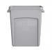 Rubbermaid Slim Jim Recycling Container Bin 60 Litre Capacity 558x279x635mm Grey Ref 1971258