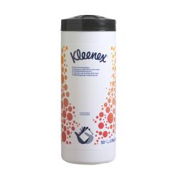 Cheap Stationery Supply of Kleenex Hand and Surface Sanitising Wipes Sheet Size 178x200mm Tub 7784 50 Wipes 101678 Office Statationery