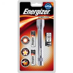 Cheap Stationery Supply of Energizer Fl Metal Led Torch with 2 x AA Batteries 634041 Office Statationery