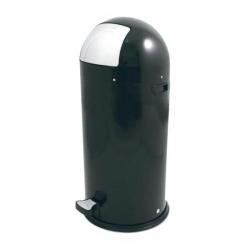 Cheap Stationery Supply of Charles Bentley (52L) Bullet Shape Round Pedal Bin (Black) SPC/CAN05/BLK Office Statationery