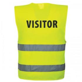 High Visibility Visitors Vest XXL-XXXL C405YERXXL/3XL