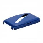 Durable DURABIN 60 Hinged Lid with Slot Cut-Out (Blue) for DURABIN 60 Bins 1800502040