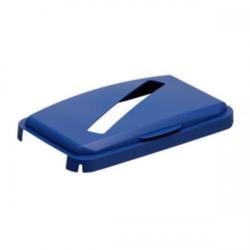 Cheap Stationery Supply of Durable DURABIN 60 Hinged Lid with Slot Cut-Out (Blue) for DURABIN 60 Bins 1800502040 Office Statationery