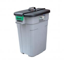 Cheap Stationery Supply of Dustbin Polypropylene with Easy Grip Handle 90 Litres 122564 Office Statationery