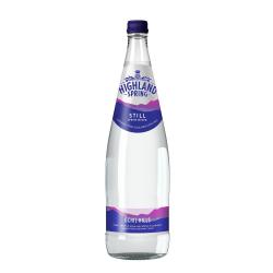 Cheap Stationery Supply of Highland Spring Still Mineral Water Bottle Glass 1 Litre 22103 Pack of 12 123854 Office Statationery