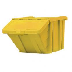 Cheap Stationery Supply of Recycle Storage Bin and Lid Yellow 400x635x345mm 124470 Office Statationery