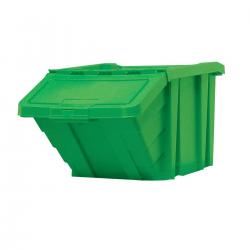 Cheap Stationery Supply of Recycle Storage Bin and Lid Green 400x635x345mm 124474 Office Statationery