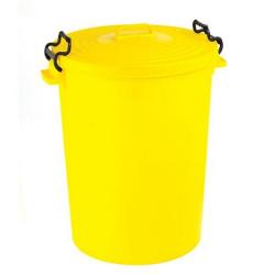 Cheap Stationery Supply of Light Duty Dustbin 110 Litre (Yellow) with Lid SLI382069 Office Statationery
