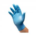 Nitrile Powdered Gloves Small (Blue) 50 Pairs of Gloves 4018376