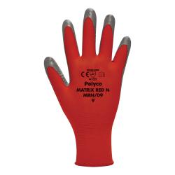 Cheap Stationery Supply of Polyco Gloves Nitrile Foam Coated Size 8 Red/Black Pair MRN/08 124854 Office Statationery