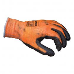 Cheap Stationery Supply of Polyco Safety Gloves Heavy-duty Level 3 PU Coated Size 9 Orange/Black Pair MOP/09 124966 Office Statationery