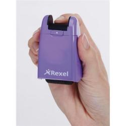 Cheap Stationery Supply of Rexel ID Guard Retractable Ink Roller (Purple) with Black Ink 2114007 Office Statationery