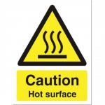 Stewart Superior CS005SAV Self-Adhesive Vinyl Sign (150x200mm) - Caution Hot Surface Do Not Touch CS005SAV