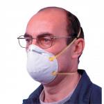 3M Respirator Unvalved FFP1 Classification White with Yellow Straps Ref 8710E [Pack 20] 8710E