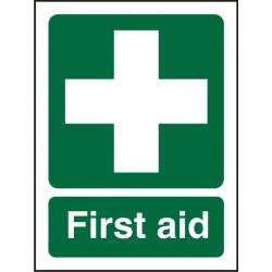 Cheap Stationery Supply of Prestige Acrylc Sign 2mmdoublesided backing 150x200 First Aid ACSP310150x200 *Up to 10 Day Leadtime* 135626 Office Statationery