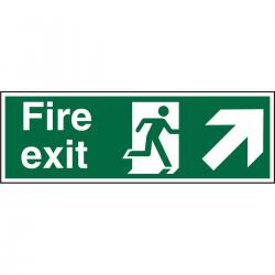 Cheap Stationery Supply of Prestige Sign 2mm DS 300x100 FireExit Man Running Right&Arrow ACSP316300x100 *Up to 10 Day Leadtime* 135627 Office Statationery