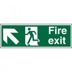 Cheap Stationery Supply of PrestigeSign 2mm DS 300x100 FireExit Man Running Left&Arrow ACSP317300x100 *Up to 10 Day Leadtime* 135628 Office Statationery