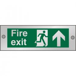 Cheap Stationery Supply of Clear Sign 300x100 5mm FireExit Man Running Right&Arrow Up CACSP129300x100 *Up to 10 Day Leadtime* 135678 Office Statationery