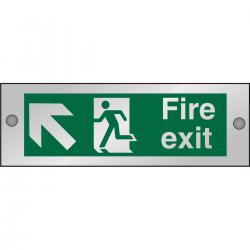 Cheap Stationery Supply of Clear Sign 300x100 5mm FireExit Man Running Left&Arrow tlhc CACSP317300x100 *Up to 10 Day Leadtime* 135681 Office Statationery