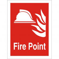Cheap Stationery Supply of Photolum Fire Fighting Sign 200x300 1mm Plastic Fire point FF070PLRP200x300 *Up to 10 Day Leadtime* 135811 Office Statationery