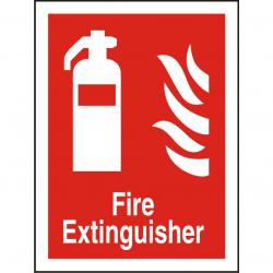 Cheap Stationery Supply of Photolum Fire Sign 200x300 1mm Plastic Fire extinguisher FF071PLRP200x300 *Up to 10 Day Leadtime* 135815 Office Statationery