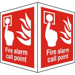 Cheap Stationery Supply of ProtrudingSign 2 faces 150x200 each Fire Alarm Call Point FF129SRP150x200 *Up to 10 Day Leadtime* 135891 Office Statationery