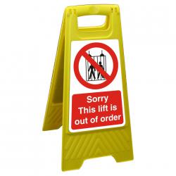 Cheap Stationery Supply of Free Standing Sign 300x600 Sorry This lift is out of order FSS024300x600 *Up to 10 Day Leadtime* 135914 Office Statationery