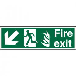Cheap Stationery Supply of NHS Sign 600x200 1mm FireExit Man Running Left&Arrow blhc HSP122SRP600x200 *Up to 10 Day Leadtime* 135929 Office Statationery