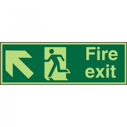 Cheap Stationery Supply of Photolum Sign 2mm 300x100 FireExit Man Running Left&Arrow PACSP317300x100 *Up to 10 Day Leadtime* 136202 Office Statationery