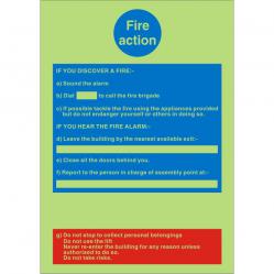 Cheap Stationery Supply of Photoluminescent Safe Sign 200x300 S/A Vinyl Fire Action PM011SAV200x300 *Up to 10 Day Leadtime* 136216 Office Statationery