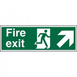 Cheap Stationery Supply of Safe Sign 600x200 1mm FireExit Man Running Right&Arrow trhc SP336SRP600x200 *Up to 10 Day Leadtime* 136369 Office Statationery