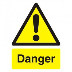 Cheap Stationery Supply of Warning Sign 300x400 1mm Semi Rigid Plastic Danger W0177SRP-300x400 *Up to 10 Day Leadtime* 136407 Office Statationery