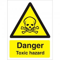 Cheap Stationery Supply of Warning Sign 300x400 1mm Plastic Danger - Toxic hazard W0194SRP-300x400 *Up to 10 Day Leadtime* 136432 Office Statationery