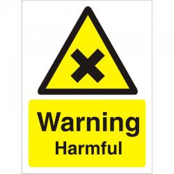 Cheap Stationery Supply of Warning Sign 300x400 1mm Plastic Warning - Harmful W0196SRP-300x400 *Up to 10 Day Leadtime* 136434 Office Statationery