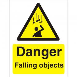Cheap Stationery Supply of Warning Sign 300x400 1mm Plastic Danger - Falling objects W0241SRP-300x400 *Up to 10 Day Leadtime* 136487 Office Statationery