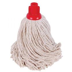 Cheap Stationery Supply of Robert Scott and Sons (16oz) PY Yarn Socket Mop Head for Smooth Surfaces (Red) Pack 10 101876RED Office Statationery