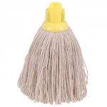 Robert Scott and Sons (12oz) Twine Yarn Socket Mop Head for Rough Surfaces (Yellow) Pack 10 101852YELLOW