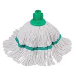 Robert Scott and Sons Hygiemix T1 (200g) Socket Mop Head Cotton and Synthetic Yarn Colour-coded (Green) 103062GREEN