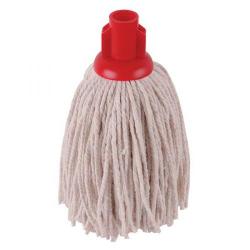 Cheap Stationery Supply of Robert Scott and Sons (12oz) PY Yarn Socket Mop Head for Smooth Surfaces (Red) Pack 10 101870RED Office Statationery