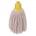 Robert Scott and Sons (12oz) PY Yarn Socket Mop Head for Smooth Surfaces (Yellow) Pack 10 101870YELLOW