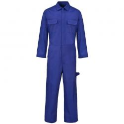 Cheap Stationery Supply of Coverall Basic with Popper Front Opening Polycotton Medium Navy RPCBSN40 *Approx 3 Day Leadtime* 137804 Office Statationery