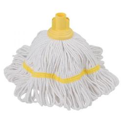 Cheap Stationery Supply of Robert Scott and Sons Hygiemix T1 (250g) Socket Mop Head Cotton and Synthetic Yarn Colour-coded (Yellow) 103064YELLOW Office Statationery