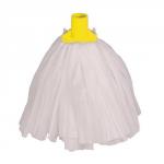Robert Scott and Sons Big White T1 Socket Mop Non-woven Colour-coded (Yellow) Pack 10 102211YELLOW