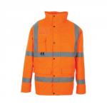 SuperTouch (XXXXL) High Visibility Breathable Jacket with 2 Band & Brace (Orange) 35B87