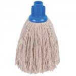 Robert Scott and Sons (12oz) Twine Yarn Socket Mop Head for Rough Surfaces (Blue) Pack 10 101852BLUE