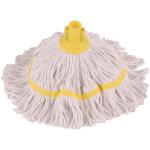 Robert Scott and Sons Hygiemix T1 (200g) Socket Mop Head Cotton and Synthetic Yarn Colour-coded (Yellow) 103062YELLOW
