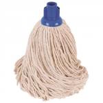 Robert Scott and Sons (16oz) PY Yarn Socket Mop Head for Smooth Surfaces (Blue) Pack 10 101876BLUE